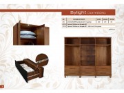 Guarda Roupa Armario Roupeiro Woods Artes Industriais Bylight 410 06 Portas 2.70 m COM FRETE GRATIS